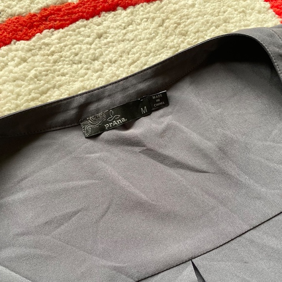 Prana Natassa Travel Long Sleeve Tunic - Slate Blue Grey SzM - Picture 4 of 8